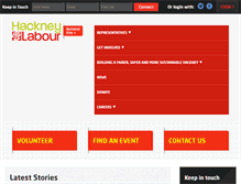 Tablet Screenshot of hackney-labour.org.uk